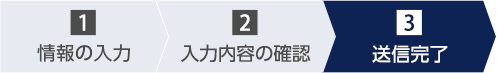 3：送信完了