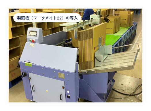 製函機（ワークメイト22）の導入